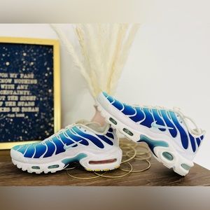 Nike Blue and White Athletic Shoes